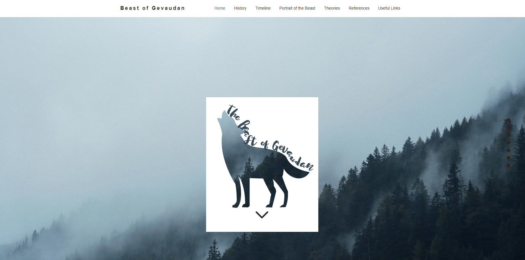 Aperçu Beast Of Gevaudan Mégane HAMMOUM Webmaster Toulouse