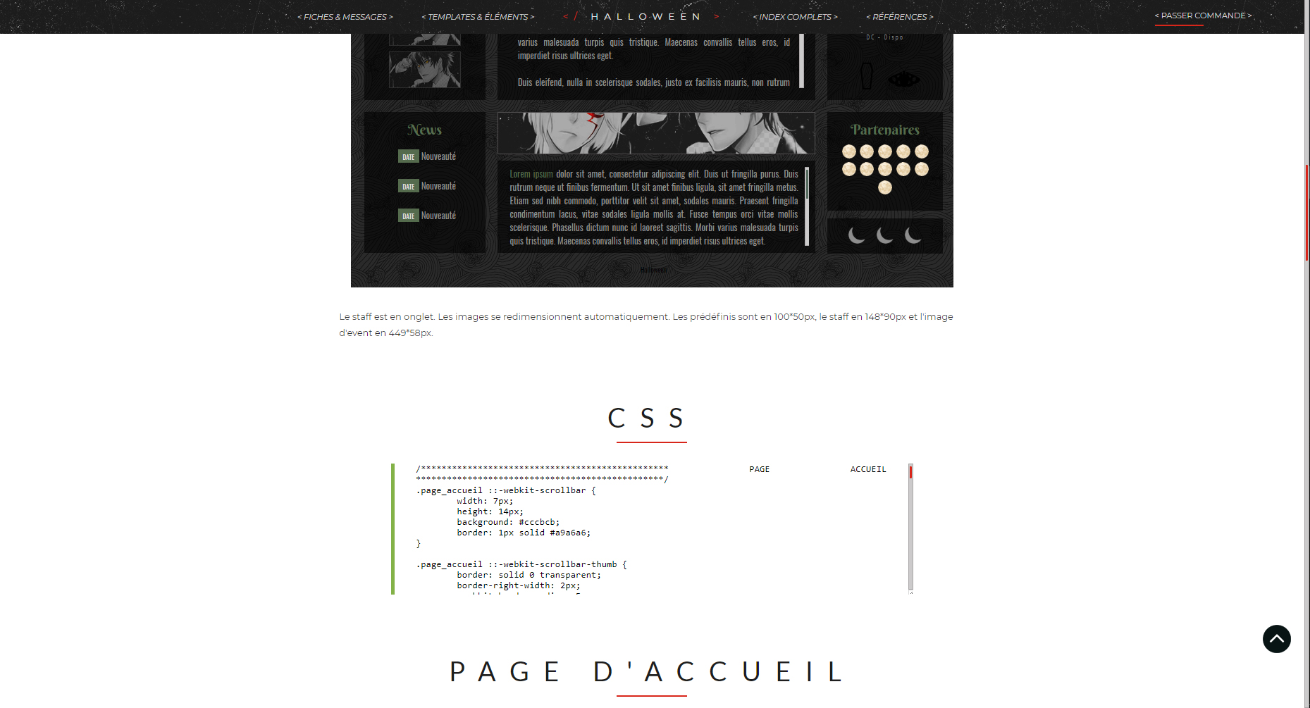 Aperçu Codebook Mégane HAMMOUM Webmaster Toulouse Halloween Libre Service