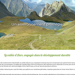 Page type Saint-Lary été Mégane HAMMOUM Webmaster Toulouse