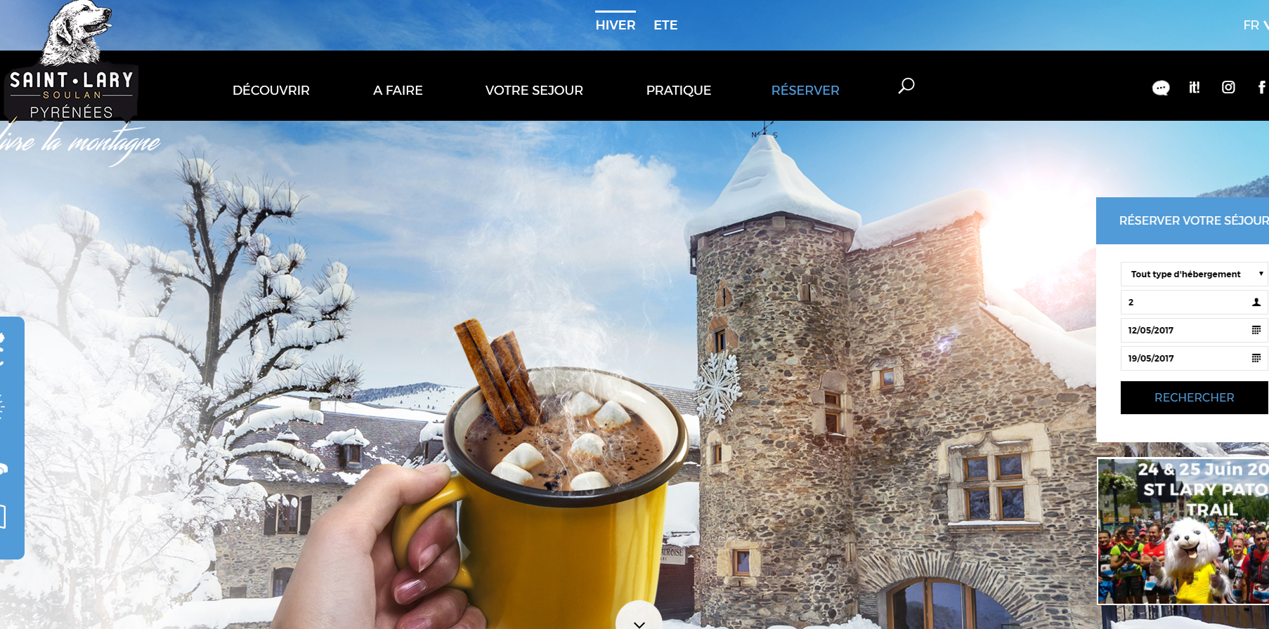 Aperçu Saint-Lary Mégane HAMMOUM Webmaster Toulouse