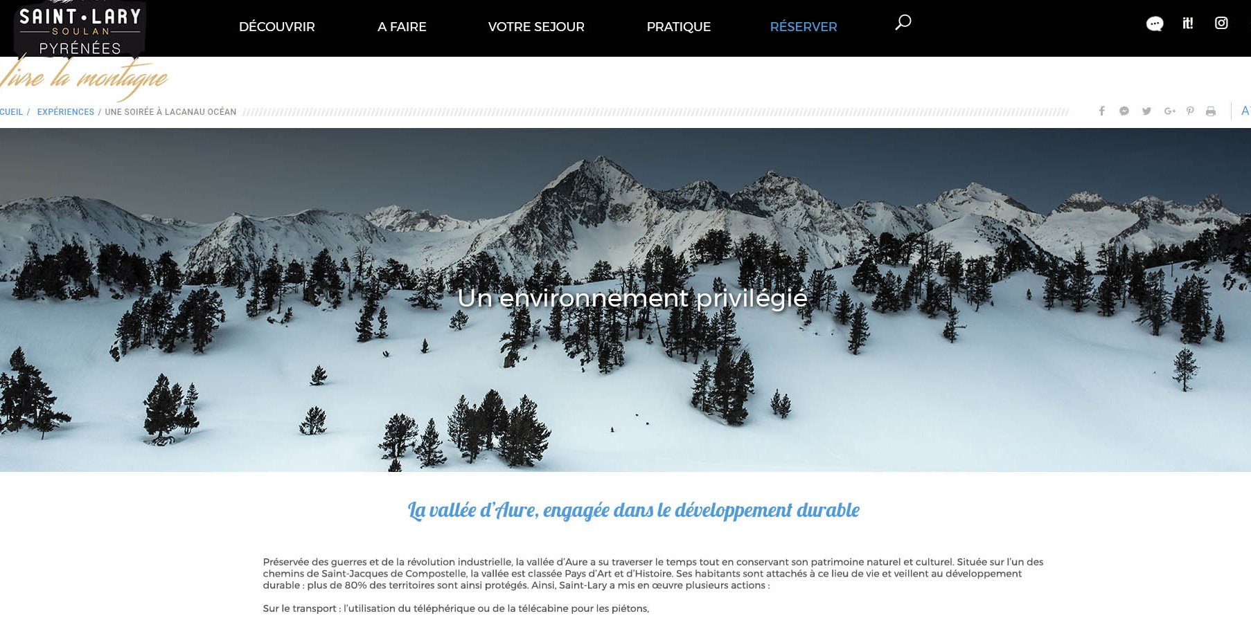 Aperçu Saint-Lary Mégane HAMMOUM Webmaster Toulouse