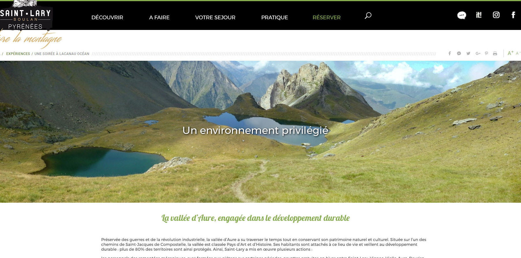 Aperçu Saint-Lary Mégane HAMMOUM Webmaster Toulouse